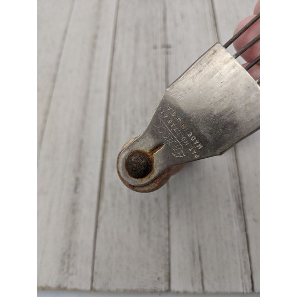 Vintage Androck Wire Dough Pastry Blender Wood Handle - Picture 3 of 7